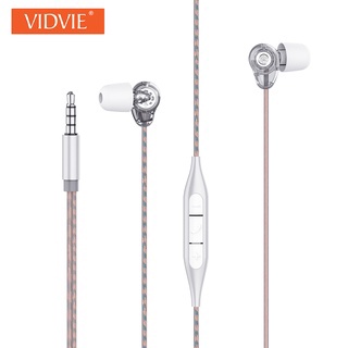 VIDVIE หูฟังสมอลทอล์ค สีขาว-เงิน รุ่น HS650