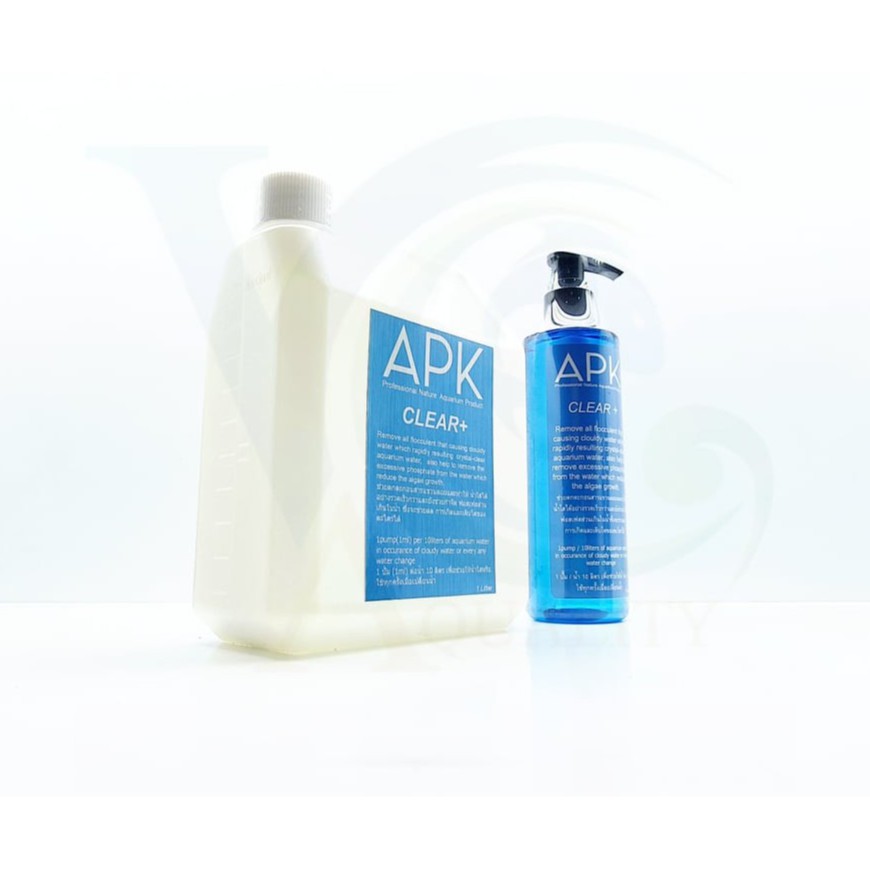 APK-CLEAR WATER (ยาปรับสภาพน้ำใส+แก้ไขน้ำขุ่น)