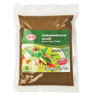 เอโร่ น้ำพริกแกงเขียวหวาน 250 กรัม/Aro Green Curry Paste 250g