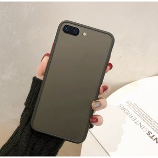 พร้อมส่ง Case OPPO A3s เคสกันกระแทก ปุ่มสีผิวด้าน ขอบนิ่มหลังแข็ง เคสโทรศัพท์ ออฟโป้ [ ส่งจากไทย ]