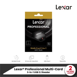 Lexar® Professional Multi-Card 3-in-1 USB 3.1 Reader (การ์ดรีดเดอร์)