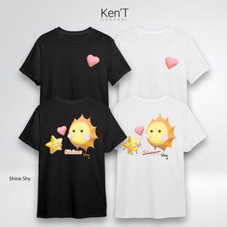 【KenT - Original Design - Shine Shy】 (READY STOCK) T-Shirt Unisex 100% COTTON