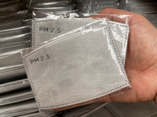 ไส้กรองฝุ่น PM 2.5 ห่อละ 2 บาท มี 2 ชิ้น สินค้าพร้อมส่ง