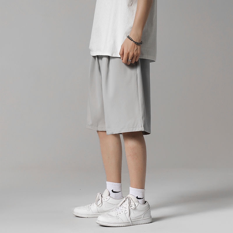 🔥COD M-5XL🔥 ฤดูร้อนเกาหลีหลวมสบายๆกางเกงขาสั้นผู้ชาย - รูปที่ 5