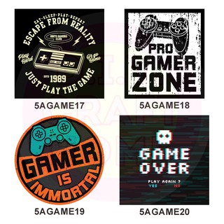 LoGo Gamer เซตเกมมิ่ง อาร์มติดเสื้อ โลโก้ โลโก้รีดติดเสื้อ รูปภาพติดเสื้อ