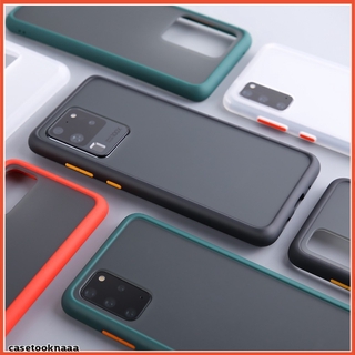 Samsung S ทุกรุ่น เคสขอบสี หลังขุ่น ทูโทน Hybrid Shockproof Armor S20 / S20 Plus / S20 Ultra