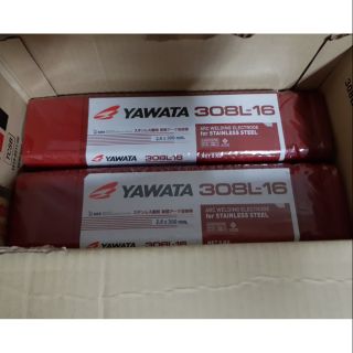 YAWATA ยาวาต้า ลวดเชื่อมสแตนเลส รุ่น 308L-16 ขนาด 2.6 ×300 ห่อ 5 กิโลกรัม เชื่อมสวย เชื่อมง่าย มี ม.อ.ก. แท้ ราคาถูก