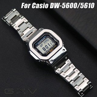 สายนาฬิกาข้อมือสแตนเลส 316 L สําหรับ Casio G - Shock Dw - 5600 Gw - 5600 Dw 5000 / 5035