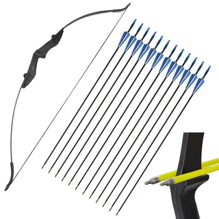 ธนูคู่ Recurve Bow ธนู Recurve Bow ขนาด 57 นิ้ว RH LH Hunting Bow Longbow 30-40lbs Takedown