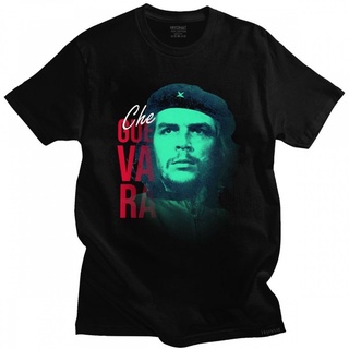 เสื้อยืดแขนสั้น ผ้าฝ้าย พิมพ์ลาย Che Guevara Cuba Cuban Socialism Freedom สไตล์สตรีท สําหรับผู้ชายS-5XL