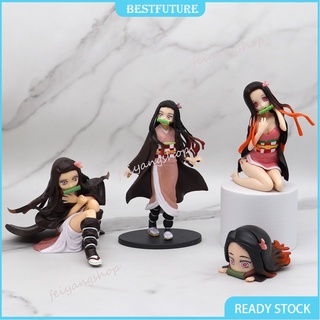 ฟิกเกอร์ Demon Slayer Kamado Nezuko เซ็กซี่ สําหรับประดับตกแต่งรถยนต์