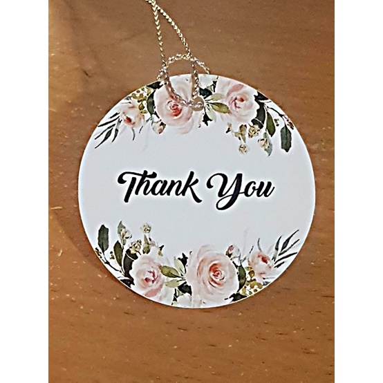 TAG Thank you ป้ายThank you ขนาด5cm,4x6cm พร้อมเชือก