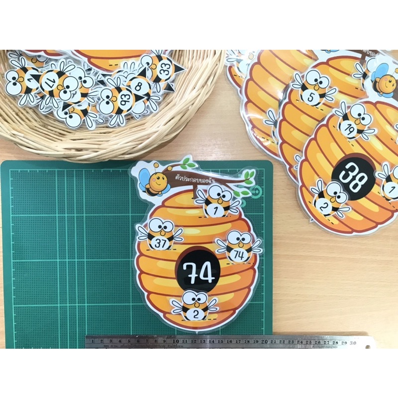 สื่อการสอนวิชาคณิตศาสตร์ เรื่อง ตัวประกอบ (ผึ้งตัวประกอบ) พร้อมส่ง - รูปที่ 2