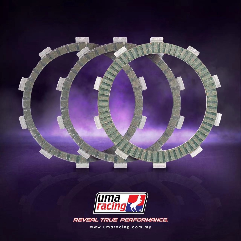 UMA RACING CLUTCH DISC CLUTCH PLATE – Y15ZR Y15 / LC135 / RS150 / EX5 / WAVE125/ LC5S/Y125 R15 Y16 (สีเขียว)
