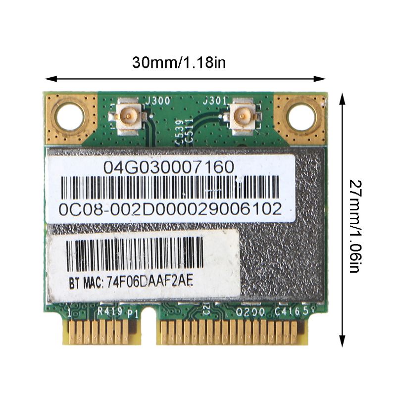 การ์ดเครือข่ายไร้สาย NEX สําหรับ Broadcom BCM94313HMGB AW-NB047H ...
