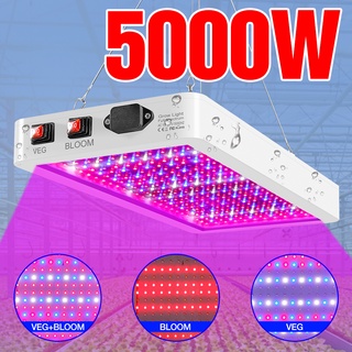 โคมไฟปลูกพืช LED 220V 5000W 4000W 3000W 110V กันน้ํา 2000W