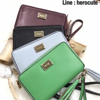 ZARA BASIC COLLECTION Chain Strap Clutch Wallet ส่งฟรีEMS