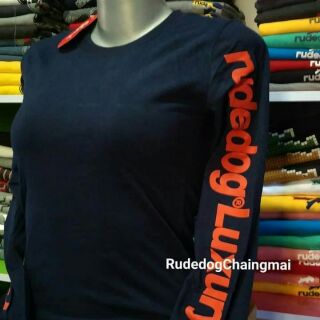 ส่งฟรีเสื้อยืดแขนยาวRudedogแท้100%  T-S16