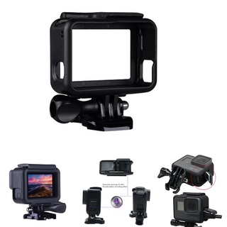 Suptig เคสกรอบป้องกันกล้องสําหรับ Gopro Hero2018 Hero5 6 Hero 7 สีดํา