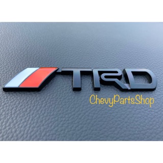 โลโก้ TRD สีดำ  Logo TRD พร้อมกาวสองหน้า