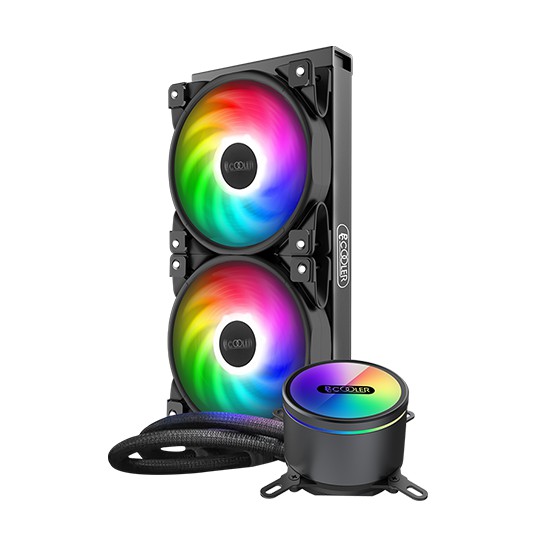 PC COOLER GI-CX240 ARGB CPU AIO LIQUID COOLER