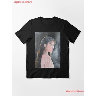 Appes Store COD IU Lee Ji Eun Colour Pencil Drawing Art | Xszone Essential T-Shirt ลีจีอึน Lee Ji Eun IU เสื้อยืดพิมพ์ล