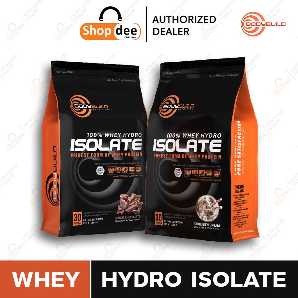 Bodybuild Nutrition Whey Protein Hydrolyzed 100% Whey Isolate - เวย์โปรตีน เวย์ ไฮโดรไอโซเลท สูตรลีน