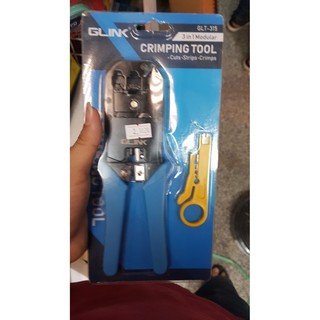 คีมเข้าหัวRJ45 ตัวเข้าสายแลน อินเตอร์เน็ตGlink GLT-315 Crimping Tool 3 in 1 Modular