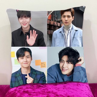 หมอนอิงสั่งทำ ใส่ได้4รูป หมอนอิงขนนุ่ม หมอนอิงโซฟา หมอนอิงในรถ หมอนอิง Cushions คิมซอนโฮ Kim Seon ho ซีรีส์ Start-up