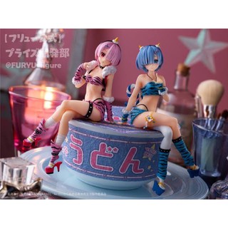 ของแท้🇯🇵 คู่ FuRyu Noodle Stopper figure demon costumes Rem RAM เรม แรมทับ มาม่า