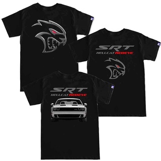 คอตต้อนคอกลมขายดี เสื้อยืดลําลอง แขนสั้น พิมพ์ลาย FTD Apparel R Built SRT Hellcat Redeye Combo 3 Package s KAfhlk23MFejf