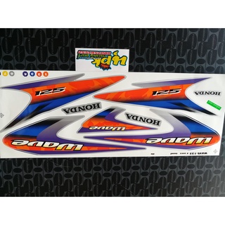 สติ๊กเกอร์ Wave 125 R ปี 02 สีเงิน ราคาถูกที่สุด คุณภาพดี