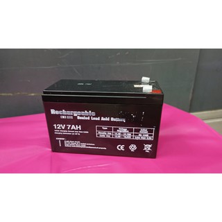 แบตเตอรี่แห้ง สำรองไฟ 12V 7A สินค้าใหม่