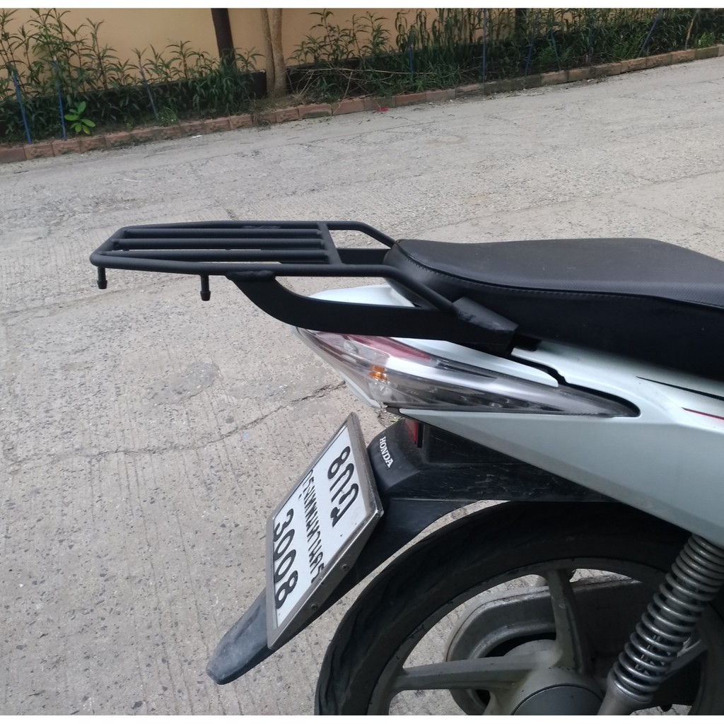 แร็ค/ตะแกรงท้าย Honda WAVE 125i  (2012 – 2025) Luggage Rack สีดำ ราคา ถูกที่สุด ดีลบีเคเค แกลเลอรีภาพที่ 7