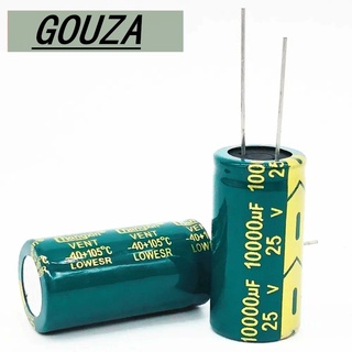 C Capacitor Electrolyte 10000uF 25V ตัวเก็บประจุ อิเล็กโทรไลต์ คาปาซิเตอร์