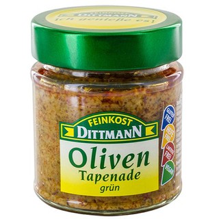 🔥สินค้าขายดี!! Feinkost Dittmann Oliven Tapenada Grun ซอสมะกอกเขียว ไฟน์คอสดีทแมน130 กรัม  คุณภาพระดับพรีเมี่ยม