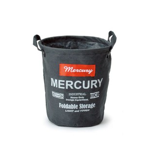 Mercury bucket S Black ตะกร้าผ้าพับเก็บได้