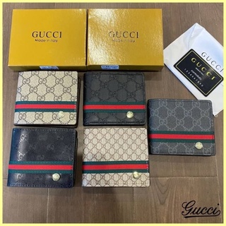 กระเป๋าสตางค์กุชชี่ gg wallet กระเป๋าตังค์ลายกราฟฟิค gucc