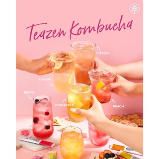 Teazen ของแท้พร้อมส่ง TEAZEN KOMBUCHA ทีเซน คอมบูชา เครื่องดื่มชาหมัก มี 5 รสชาติ ชาหมักเกาหลีที่จองกุก ซอนอูทาน