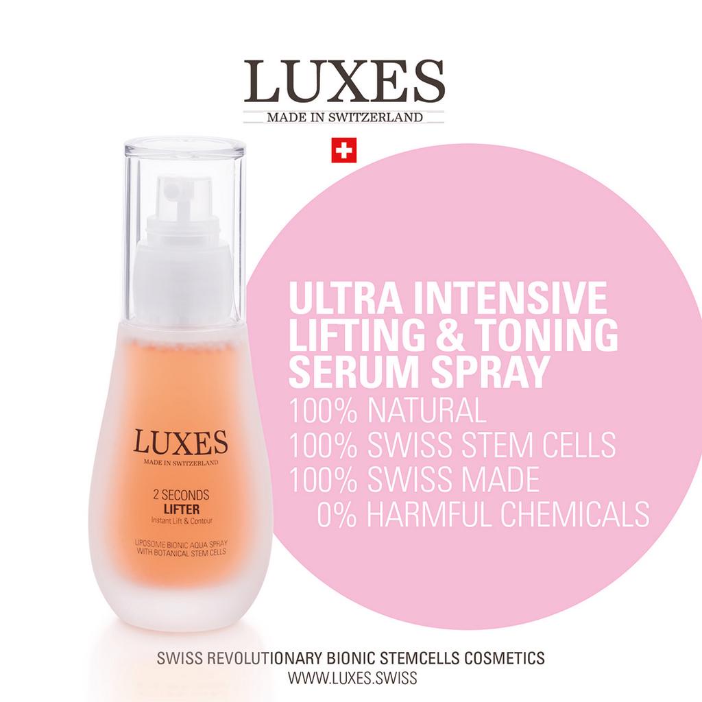 Luxes 2 Seconds The Lifter Intensive Lifting Toning Spray สเปรย์ยกกระชับและปรับโทนสีเข้มข้นพิเศษ (50ml)