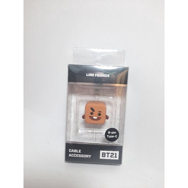 [BT21] OFFICIAL - PROTECT BT21 SHOOKY สายชาร์จ