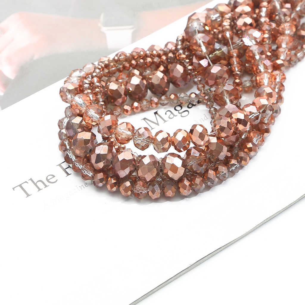 ลูกปัดคริสตัล หลายขนาด สำหรับทำเครื่องประดับ ขนาด 2 - 10 มม. - รูปที่ 3