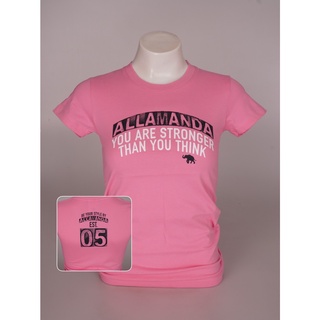 N02เสื้อยืด Allamanda ลายสกรีน รุ่น STRONGER สินค้าลิขสิทธิ์แท้(S.M.L.XL)