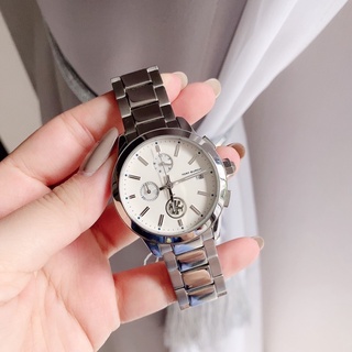 นาฬิกาTory Burch Womens Collins Silver TBW1252  หน้าปัด 38mm. ปีนี้tory มาแรง