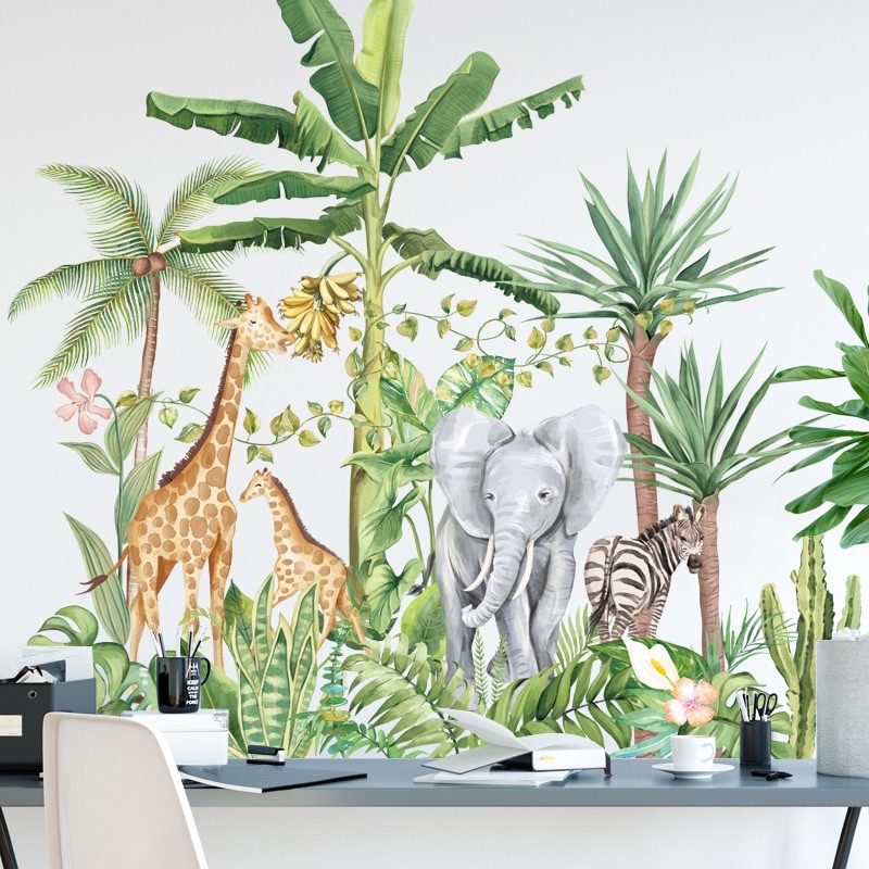 รูปลอกสัตว์ Banana tree สําหรับเด็ก (มีขนาด)