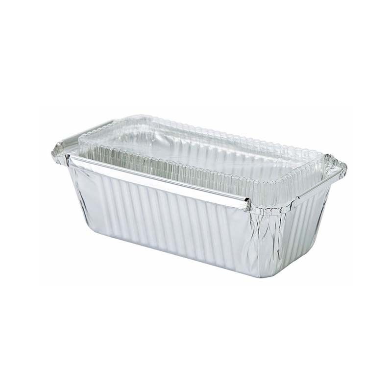 ถาดฟอยล์เหลี่ยมเล็ก No.4571-P แพ็ค 20 ชิ้น/Aero small square foil tray number 4571-P, pack of 20 pie