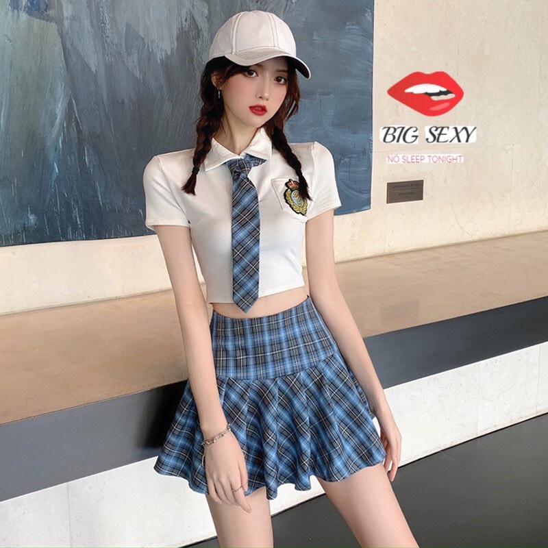 ชุดนักเรียน ชุดนักเรียนญี่ปุ่น ชุดคอสเพลย์นักเรียน มี 2 ไซต์ M-XXL 💥มีแพคสำหรับขายหน้าร้าน S-392