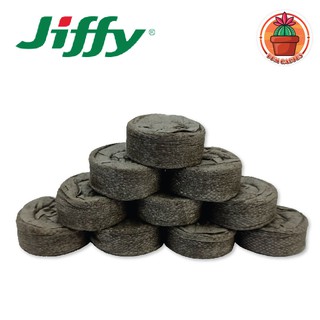 Jiffy Peat Pellets (พีทมอสก้อน) ขนาด 30 MM. แพ็ค 10 ชิ้น