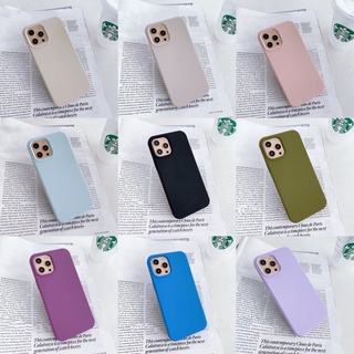 -เคสสีพื้นพาสเทล i11 กำมะหยี่ด้านใน 7plus 8plus 6plus 6/6s 7/8