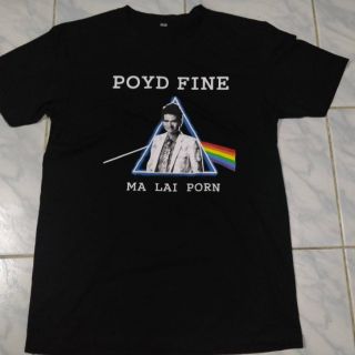 เสื้อยืดผ้าฝ้ายพิมพ์ลายลูกทุ่ง collection  Poyd Fine Pink Floyd ราคา 370-420 ค่าส่งตามเรตshopee